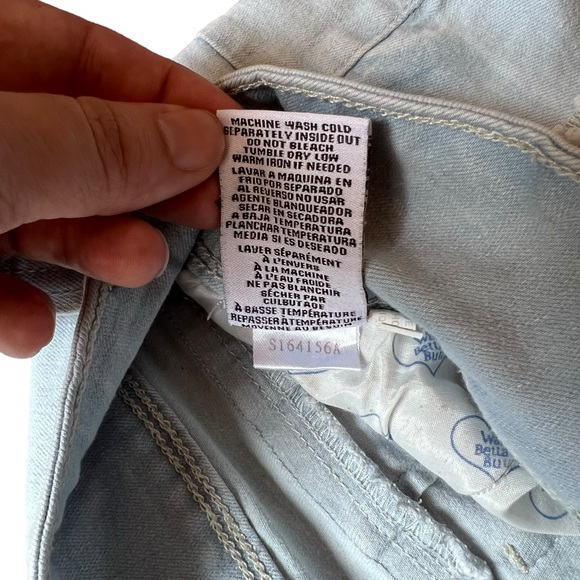 YMI Juniors size 11 Shorts Stretch light wash Distressed - Picture 5 of 8